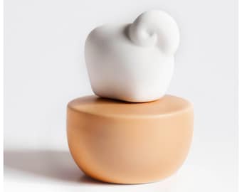 Pet Ceramic Essential Oil Diffuser (Sheep) -Cute Decoration for Desk and Rooms