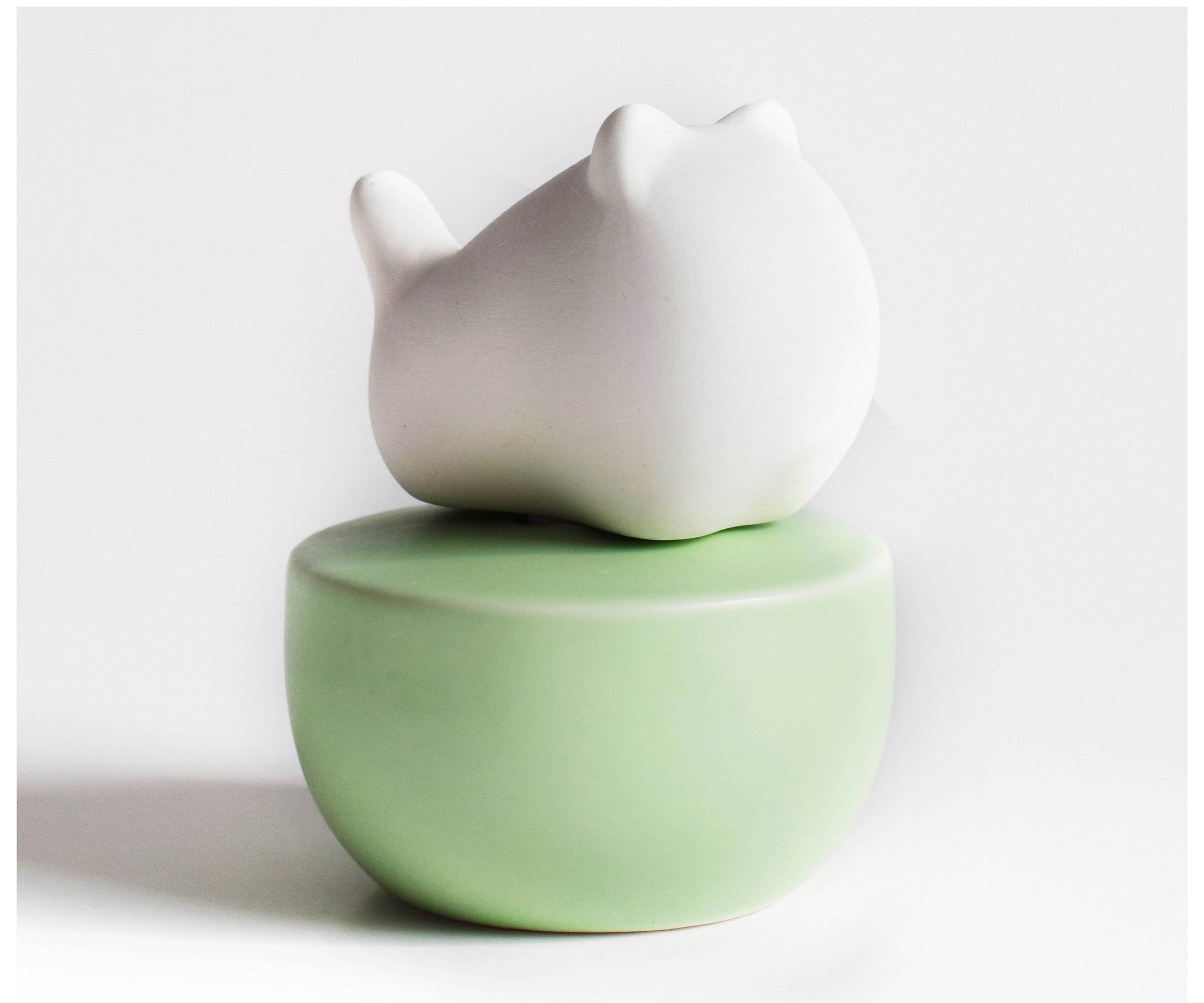 Pet Ceramic Essential Oil Diffuser (kitty) -cute Decoration for Desk ...