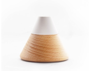 Little Fuji Ceramic Essential Oil Diffuser -Cute Decoration for Desk and Rooms