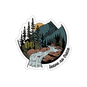 Leave No Trace Die-Cut Vinyl Sticker Decal