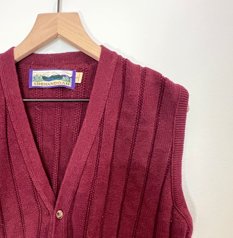 Vintage Sweater Vest Etsy