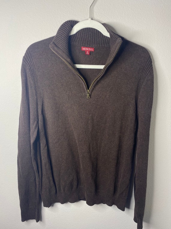 Vintage Mens Merona Quarter Zip - Etsy