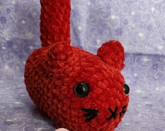 Carrie the Crocheted Loaf Cat