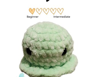 Jeremiah Crocheted Mini Jellyfish Pattern | Beginner Amigurumi | (Digital Download)