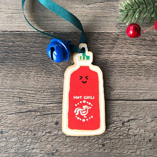 Sriracha Christmas Ornament 