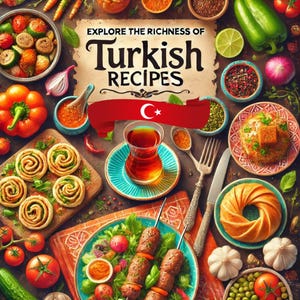Delicious Turkish Recipes for Every Meal - Best and Authentic Turkish Cuisine Recipes Digital Cookbook -  Breakfasts Lunches Dinners