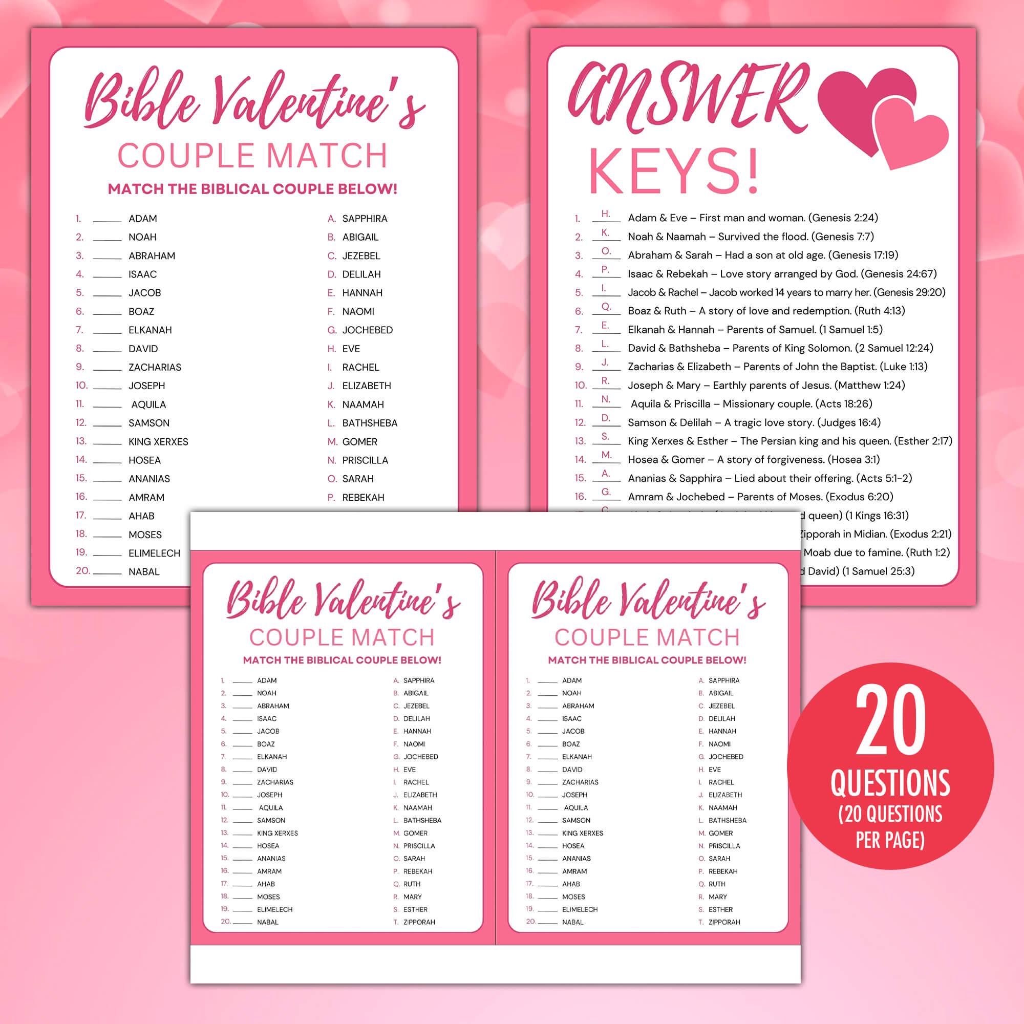 PDF Bible Couples Match Game, Marriage Bible Game, Valentine Bible Match Party Game, Bible Games for Kids & Adults, Fun Church Party Game - Etsy pdf-bible-couples-match-game-marriage-bible-game-valentine-bible-match-party-game-bible-games-for-kids-adults-fun-church-party-game-etsy