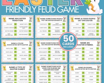 Juego de pelea amistosa de Pascua / Actividad imprimible para fiestas (PDF)