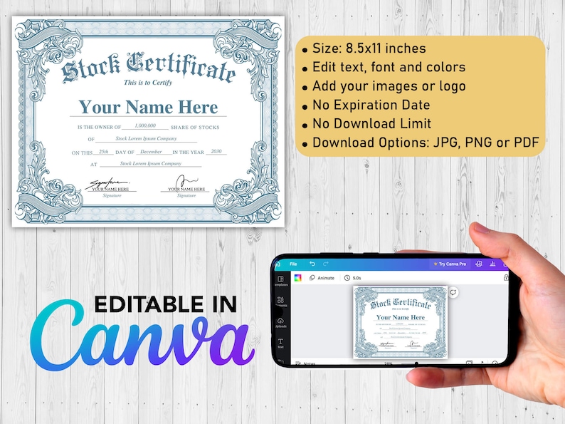 stock certificate template, printable stock certificate, editable stock certificate, corporate stock certificate, blank stock certificate