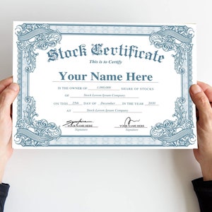 stock certificate template, printable stock certificate, editable stock certificate, corporate stock certificate, blank stock certificate