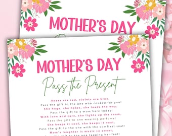 Mother's Day Pass the Present Game | Printable Party Activity (PDF)