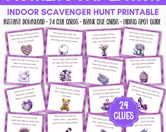 Mother's Day Scavenger Hunt | Fun Indoor Games (Instant Download)