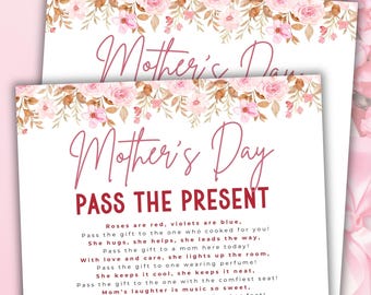 Printable Mother's Day Pass the Present Game (PDF)
