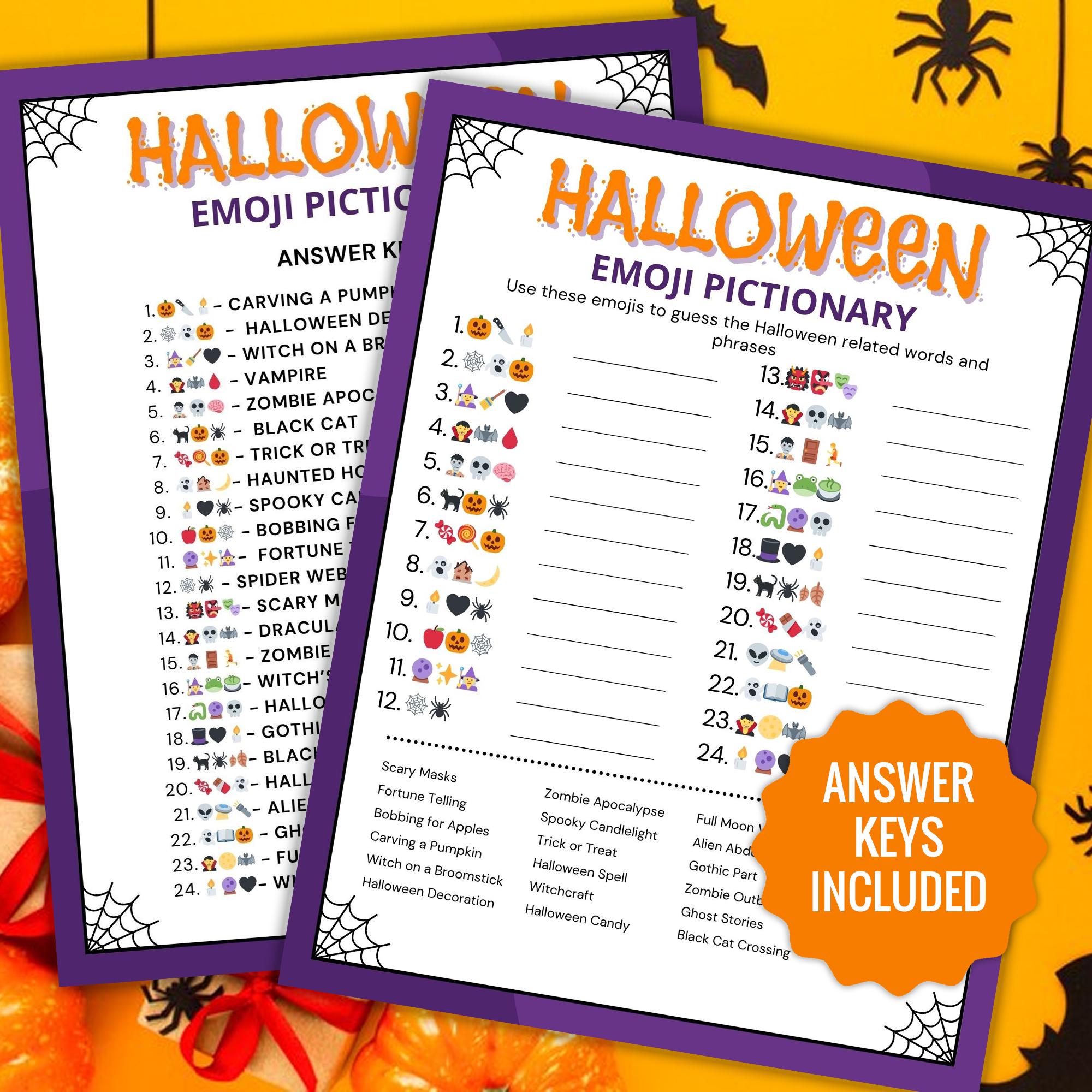 Halloween Printable Game Bundle | Halloween Party Games | Halloween ...