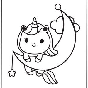Unicorn Coloring pages for kids