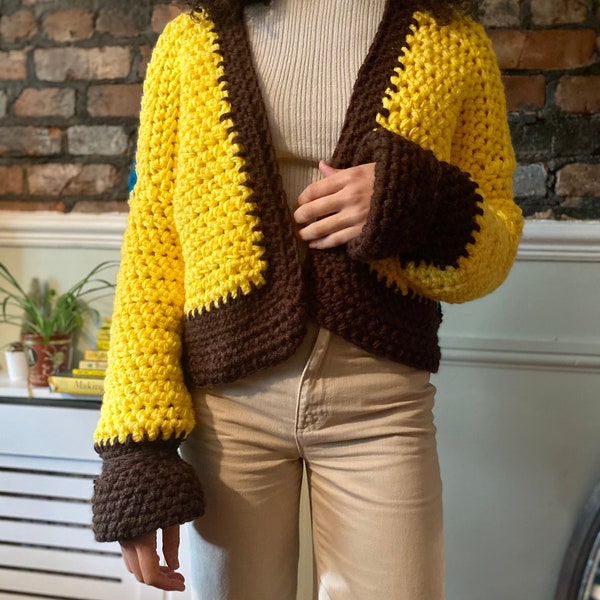 Puya - Chunky Oversized Crochet Cardigan