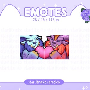 Teostra & Lunastra Love Emotes: Monster Hunter World (P2U)