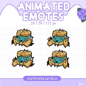 Animated MH Zinogre Bongo Emotes: Twitch, Discord, Youtube (P2U)