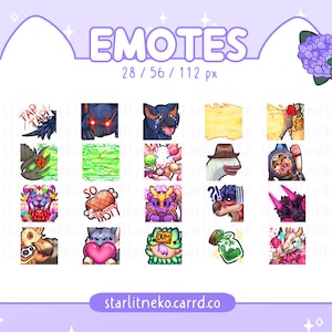 Emotes: Monster Hunter Rise [P2U MHR Streamer, Twitch Emotes, Emotes for Discord, Discord Emotes, Twitch Streamer, Youtube, Youtube Art]