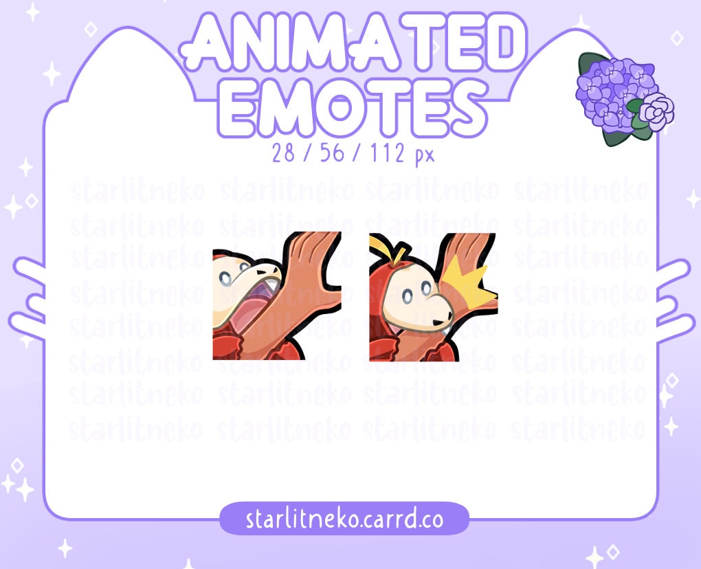 Red Chomp Emotes: ANIMATED Pokemon Fuecoco Chomp [P2U Streamer, Twitch Emotes ...