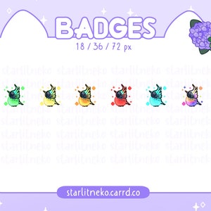 Spiribirds Twitch Sub Badges: P2U Streamer Badges