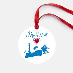 Key West-ornament Florida Keys, gepersonaliseerd kerstcadeau
