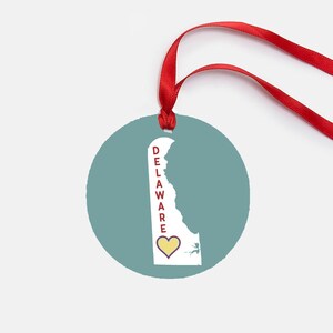 Delaware Personalized Ornament Gift