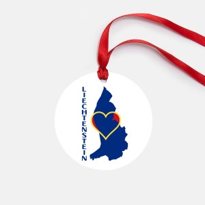 Liechtenstein Personalized Ornament Gift