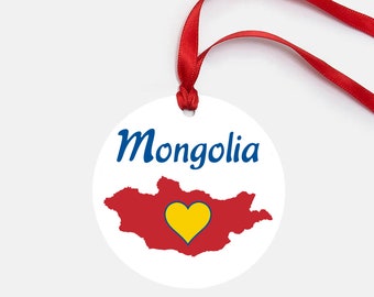 Mongolia Ornament Personalized Gift Gloss Coated Aluminum