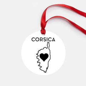 Corsica Personalized Ornament Gift