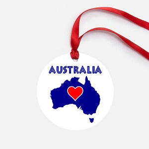 Australia Personalized Ornament Gift
