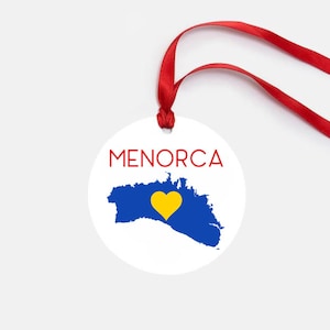 Menorca Personalized Ornament Gift Balearic Islands Spain