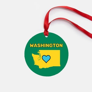 Washington Personalized Ornament Gift