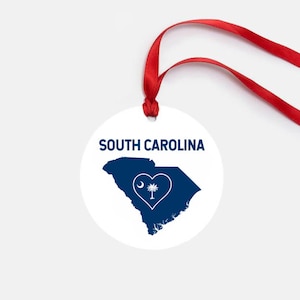 South Carolina Personalized Ornament Gift