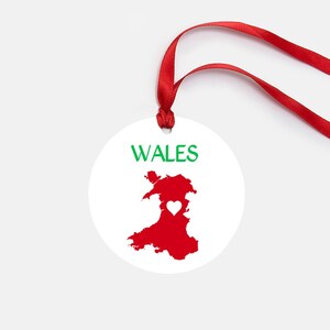 Wales Personalized Ornament Gift