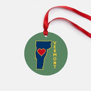 Vermont Personalized Ornament Gift
