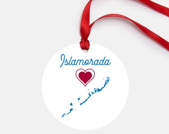 Islamorada Florida Keys Ornament, Personalized Christmas Gift