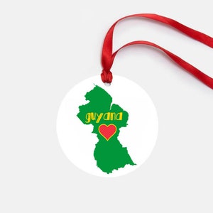Guyana personalisierte Verzierung Geschenk