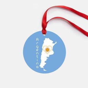 Argentina Personalized Ornament Gift