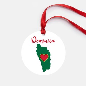 Dominica Personalized Ornament Gift