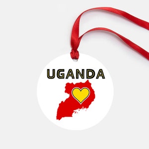 Uganda Personalized Ornament Gift