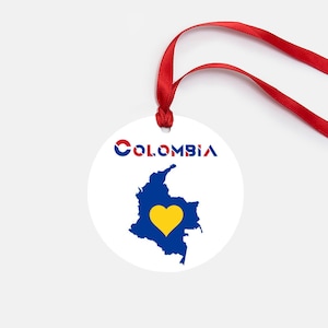 Colombia Personalized Ornament Gift