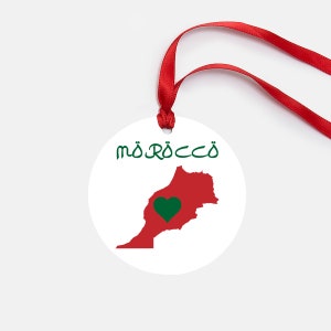 Morocco Personalized Ornament Gift