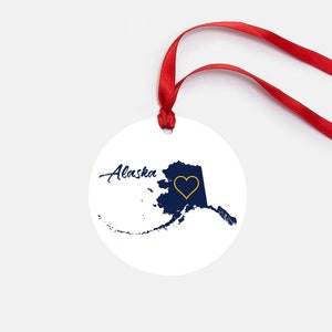 Alaska gepersonaliseerd ornament cadeau