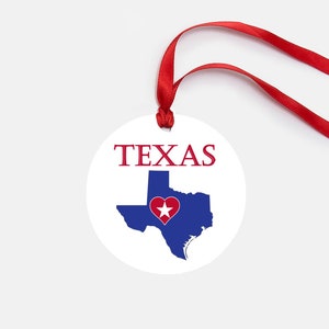 Texas Personalized Ornament Gift