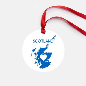 Scotland Personalized Ornament Gift