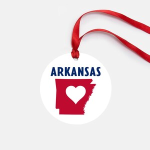 Arkansas Personalized Ornament Gift