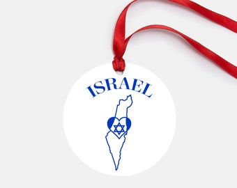 Israel Ornament Personalized Gift