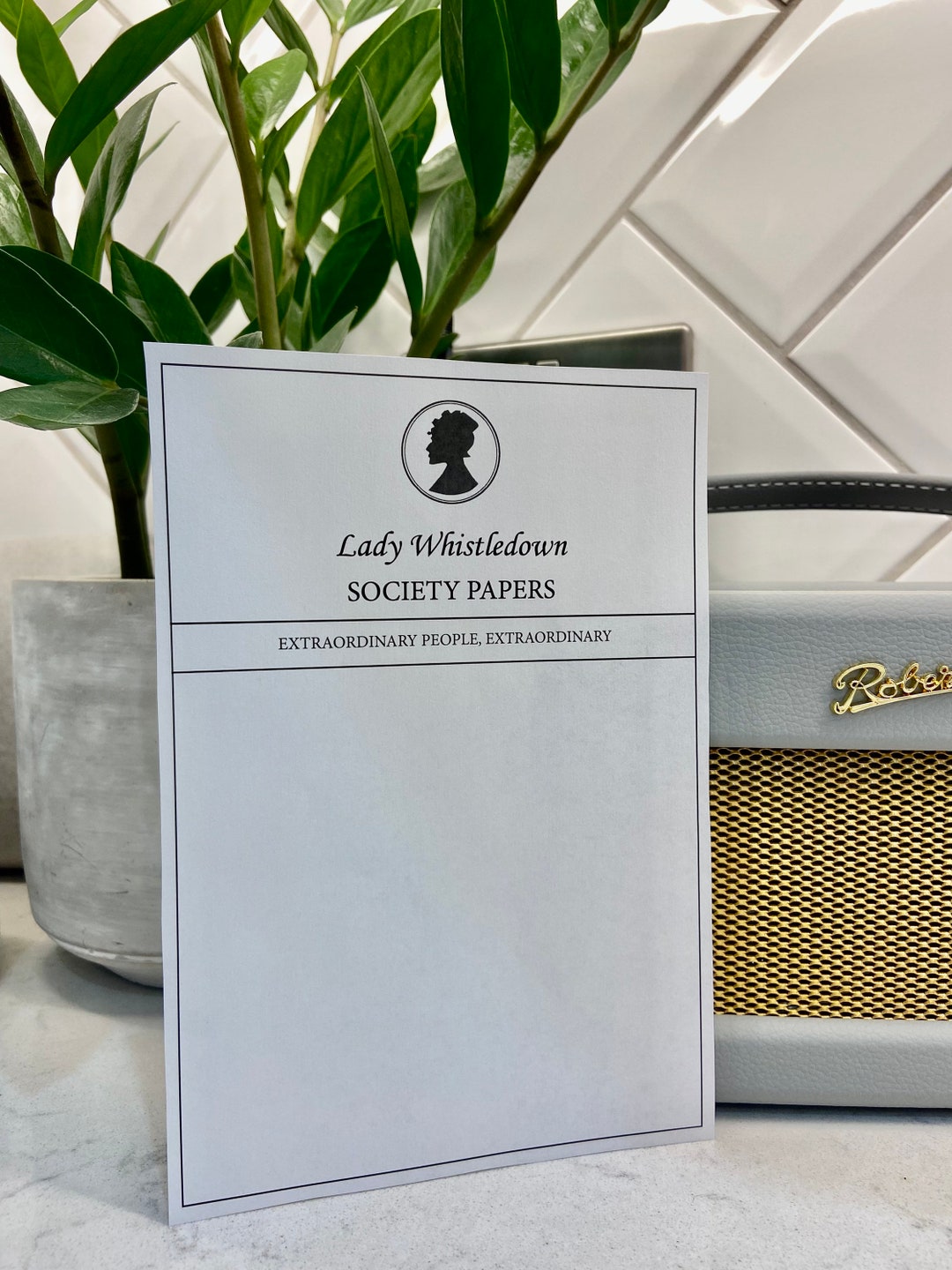 Digital, Printable Lady Whistledown Society Papers; Invitations ...