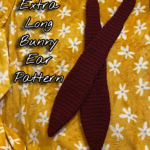 Extra Long Bunny Ear Patter W/ Pictures - Etsy